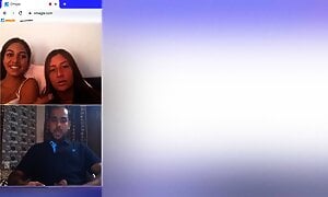 Omegle cum for two sexy girls