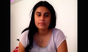 Sexy 19yo Columbian Plays The Omegle Game