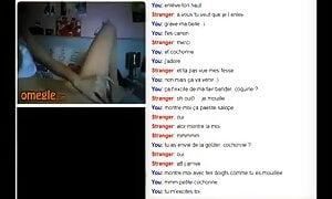 Skinny French Teen On Omegle