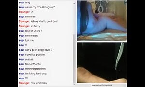 Omegle Girl Wet Over Huge Cock
