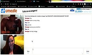 Making Tattoo Hottie Cum on Omegle