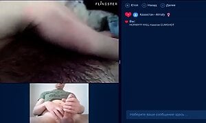 Some randomchat fun with cum