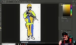  footage show how character skins are developedclips black ops 4 HD