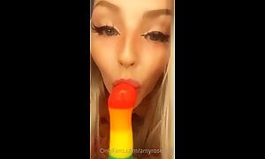 Asmr network nude fucking with rainbow dildo porn video  •
