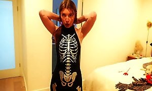 Erin gilfoy halloween try on haul video  HD