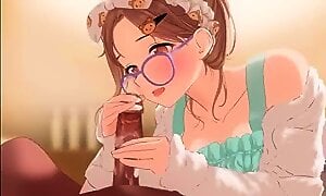 Animation blowjob creamy cum in mouth cum swallow double cumshot handjob hentai porn  