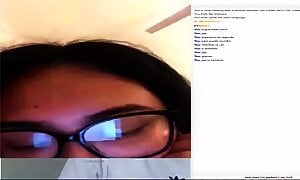 omegle omchater mexican lesbian masturbates