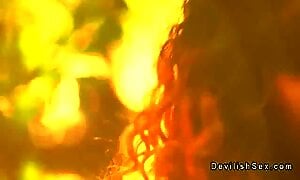 Ebony Goddess Pussy Eaten And Fucked In Sexy Action