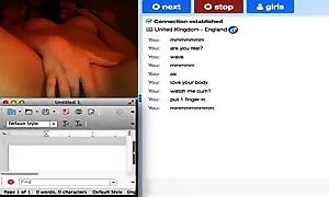 Very horny teen Omegle girl masturbating
