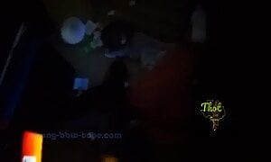 Multiple Creampies Banging Black Pussy with the Lights on