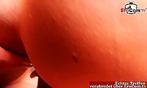 Redhead Teen Model with Natural Tits make Sexdate with a User POV