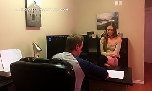 Slut Training Interview! Reverse Cowgirl Anal, Facial, POV Blowjob
