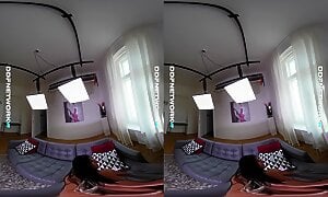 VR Secretary Sex Session with Brunette POV Goddess Lexi Dona makes you Cum