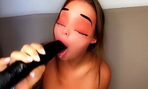 Princess Plays with Black Cock