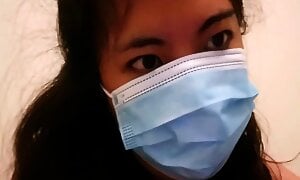 MelanieQuezon Big Cock Worship with Face Mask