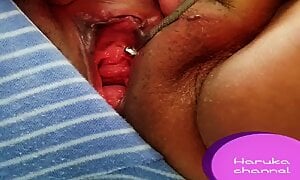 Masturbation Japanese Middle-aged Woman "put into my Urethra a Slim Driver