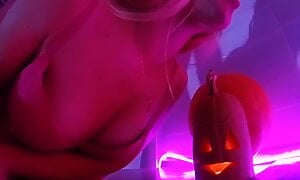 I Fucked Perfect Fairy Bitch on Halloween Party. LOT OF CUM ON HER MOUTH AND BOOBS.
