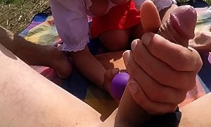 Risky Fuck in Public in Nature