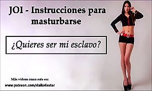 JOI - ¿quieres Ser Mi Esclavo? Voz Española.