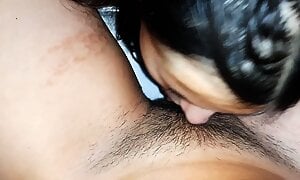 Впервые сняла от первого лица, как мне вылизывают небритую киску