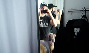 Quick Public Fun in the Changing Room