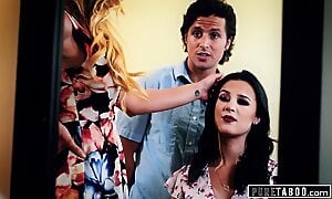 PURE TABOO Kylie Rocket is Curious about Threesome with Date & his Horny Step-Aunt