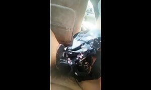 Mommies panties son cums in them