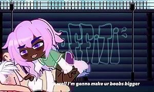Girl forces soft girl to fuck and softie loves it