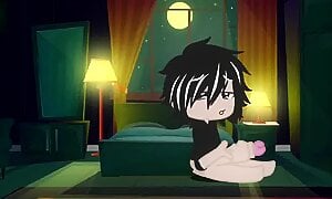 Lucy catches Damian jerking off to her(first vid)
