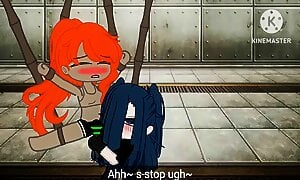 Stripper gets fucked by a lesbian