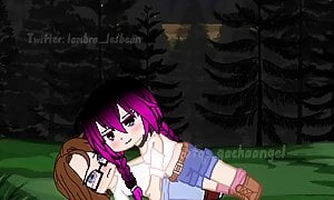 Best friends love in the moonlight-//Lesbian, gacha// +sound