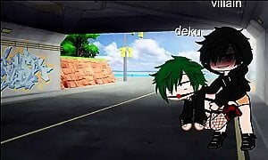My horny villain deku x vilian mha