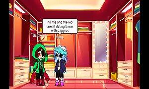 Sans and ss! chara have some fun ( my first video)