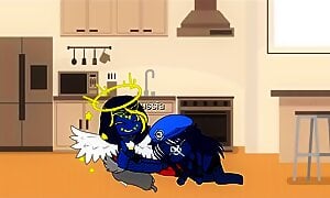 Porno countryhumans: Russia x EU X NATO