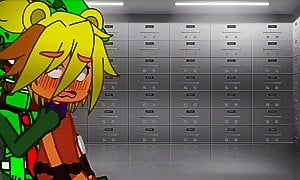 Golden Freddy being fucked by springtrap and micheal