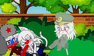 Hidden in the bushes | WARNING:ENDS | Russia x Japan and Japanese Empire