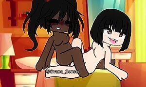 Girl scissors girlfriend after a hard day at work || Gin & LMint