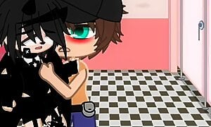 Gay Threesome In The Bathroom | Gacha Club Request from @Aikopornhub