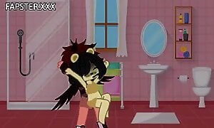 C.c. fucks cassidy all over the bathroom surprise at the end (not mine)