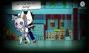 Michael x Vanny fuck in the mall (with sound)