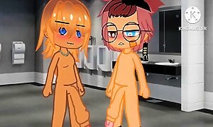 Having sex in the mall bathroom with a futa || Gacha sex || (sound)