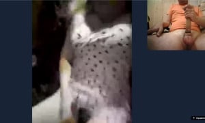 Amazing MILF in videochat