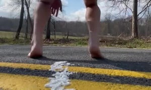Awesome public cream farts