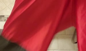 Smelly fart in red shorts #1