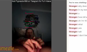 Omegle 18 Year Old Teen Panty Stuffing