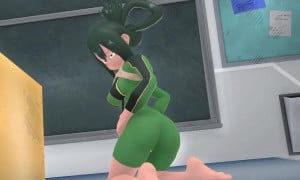 Ochaco and Tsuyu Farting (Very Slow Motion)