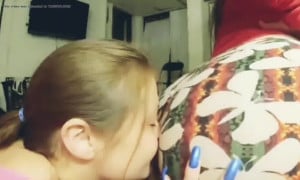 Girl Facefarts friend