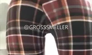 Ebony girl farts accidentally