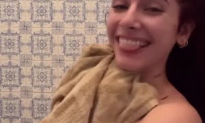 Catarina Paolino   - Braless show big boobs