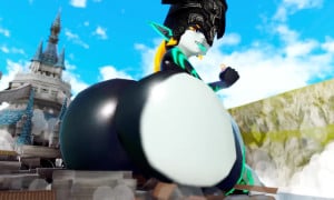Midna Butt Crush + Gas